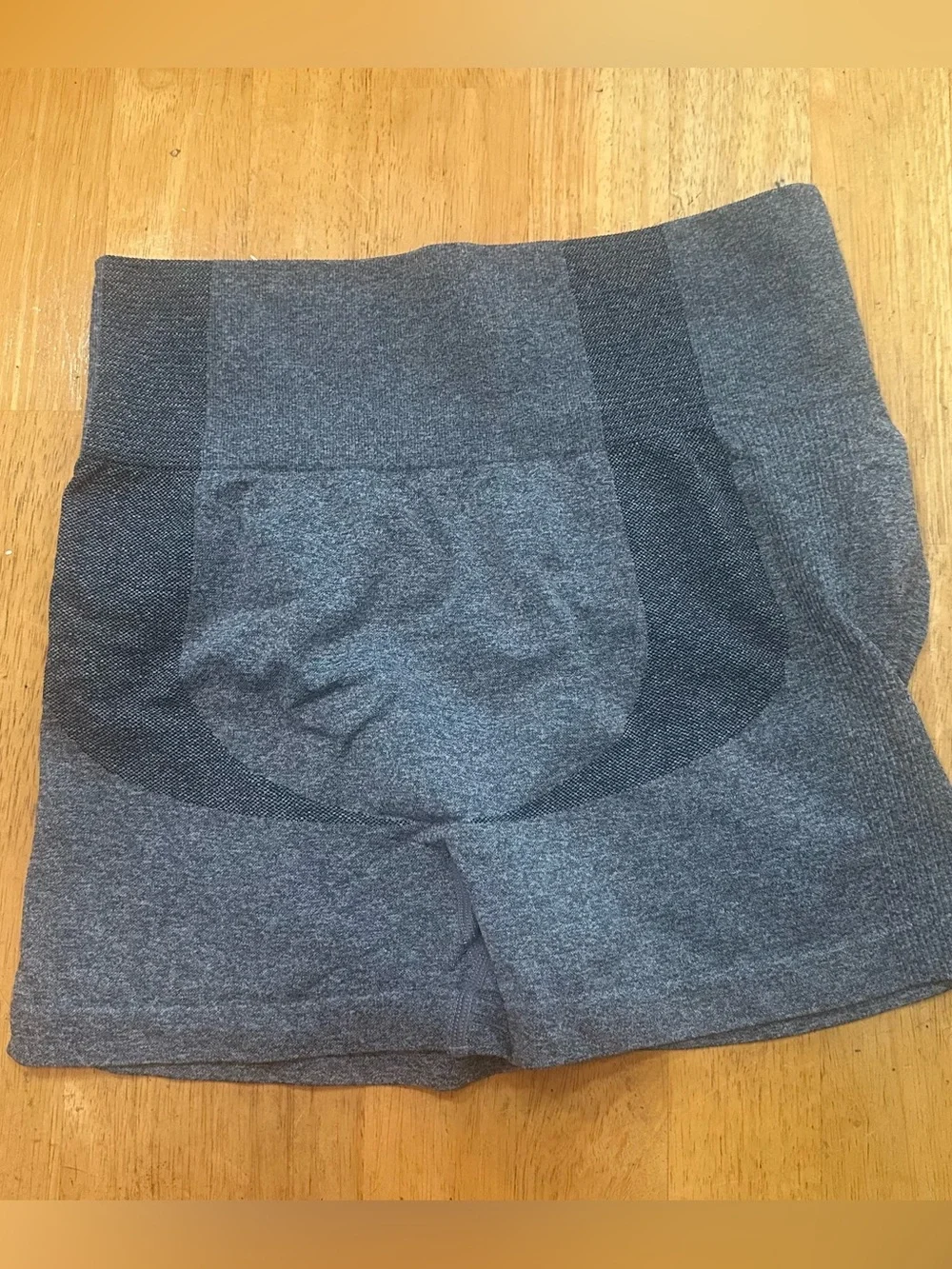 SHEIN Seamless High-Waist Bike Shorts in Dark Gray